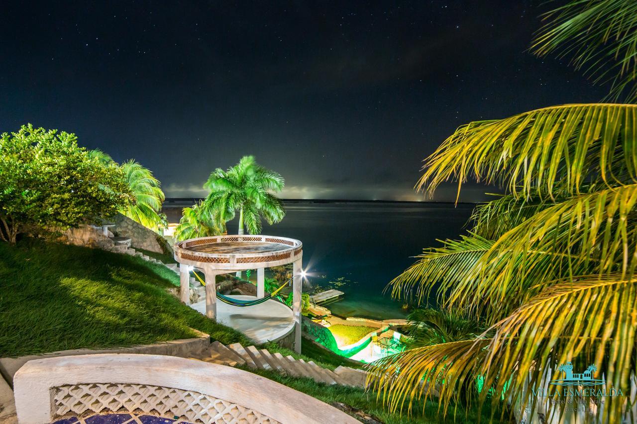 Hotel Villa Esmeralda Bacalar Bagian luar foto