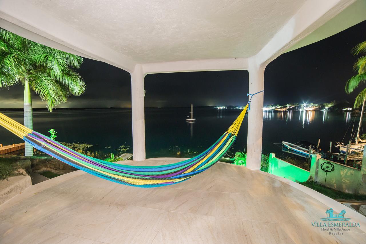 Hotel Villa Esmeralda Bacalar Bagian luar foto