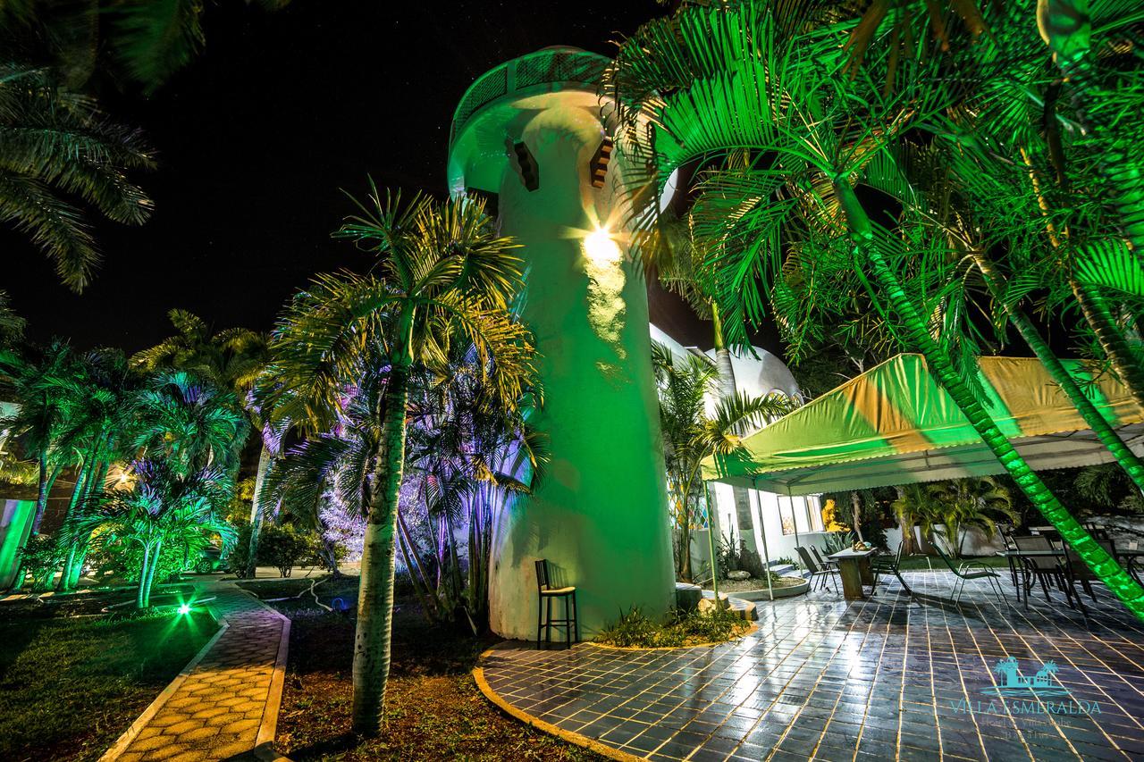 Hotel Villa Esmeralda Bacalar Bagian luar foto