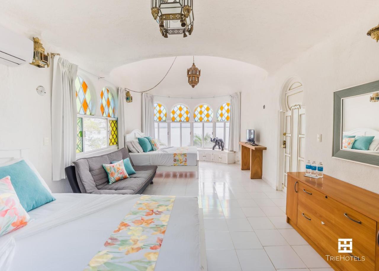 Hotel Villa Esmeralda Bacalar Bagian luar foto