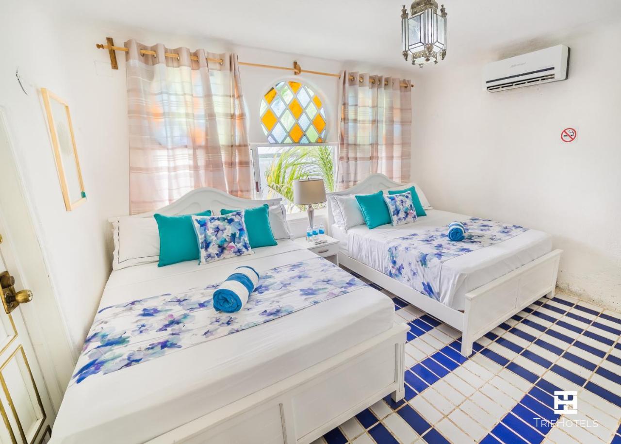 Hotel Villa Esmeralda Bacalar Bagian luar foto