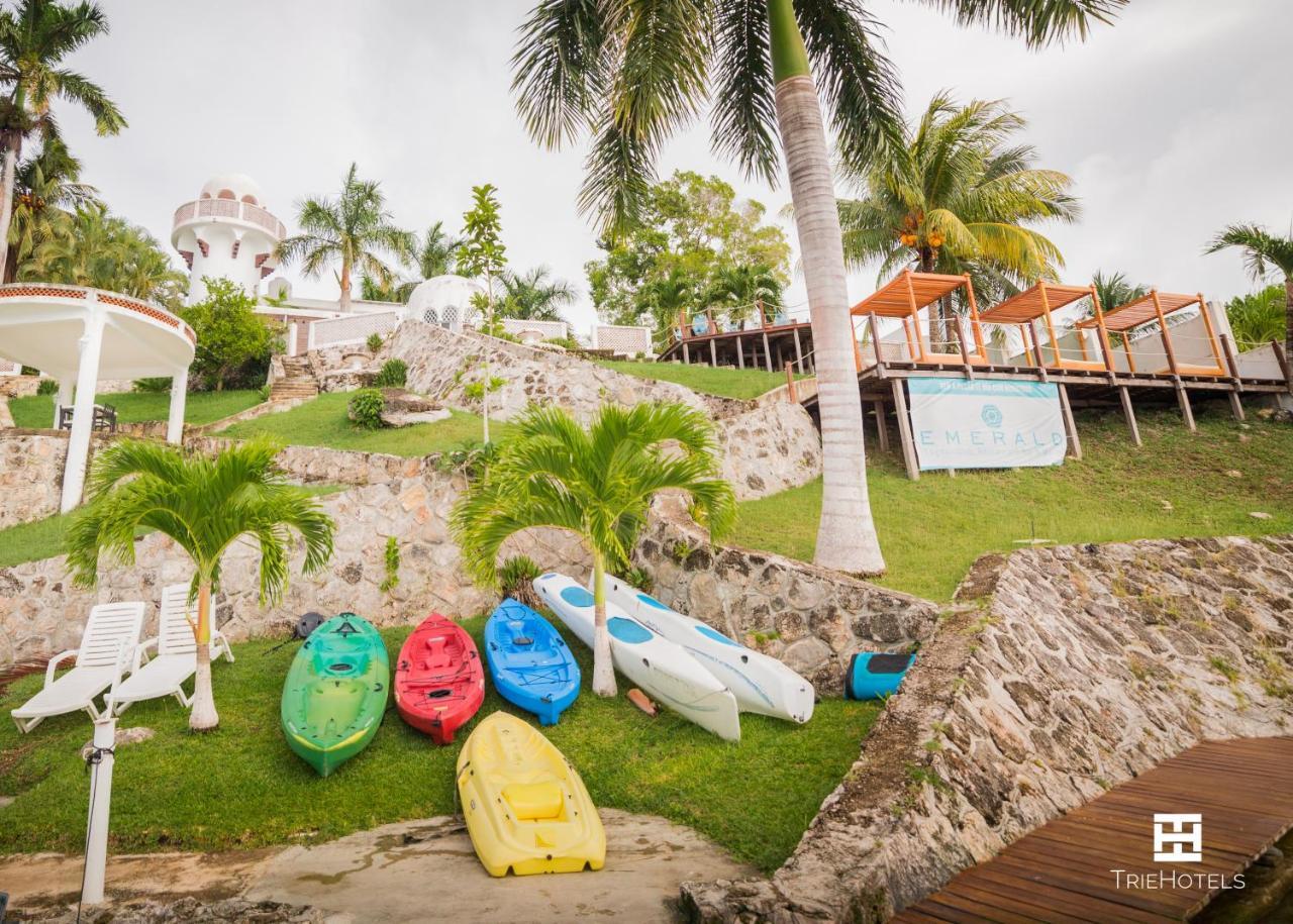 Hotel Villa Esmeralda Bacalar Bagian luar foto